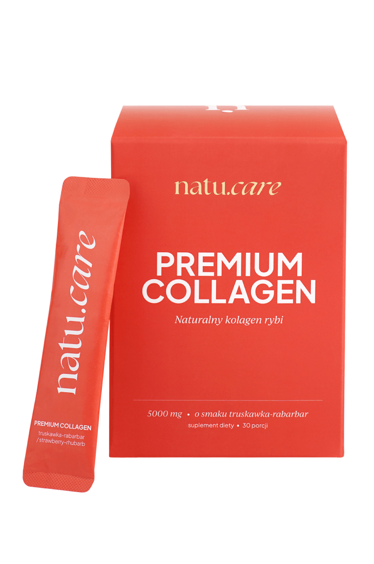 Natu.Care Kolagen Premium 5000 mg, truskawka-rabarbar