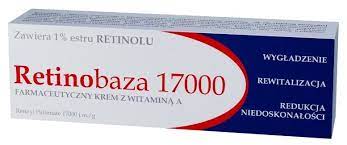 Retinobaza 17000, farmaceutyczny krem z witaminą A, 30 g