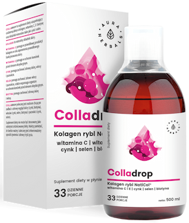 Colladrop, NatiCol® fish collagen + vitamin C, liquid 500 ml