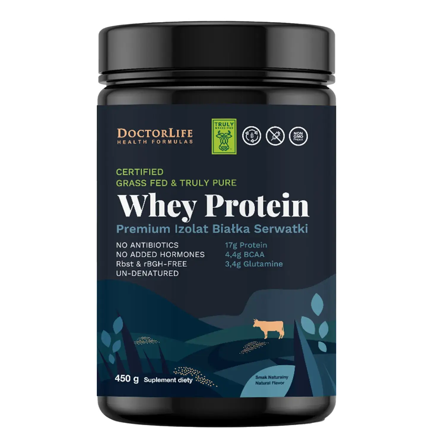 Doctor Life Whey Protein, smak neutralny, 450 g