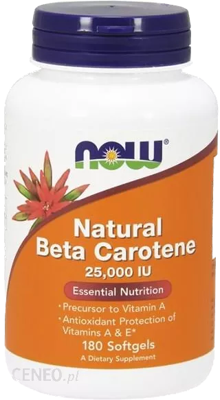 NOW FOODS Beta-Carotene 15 mg