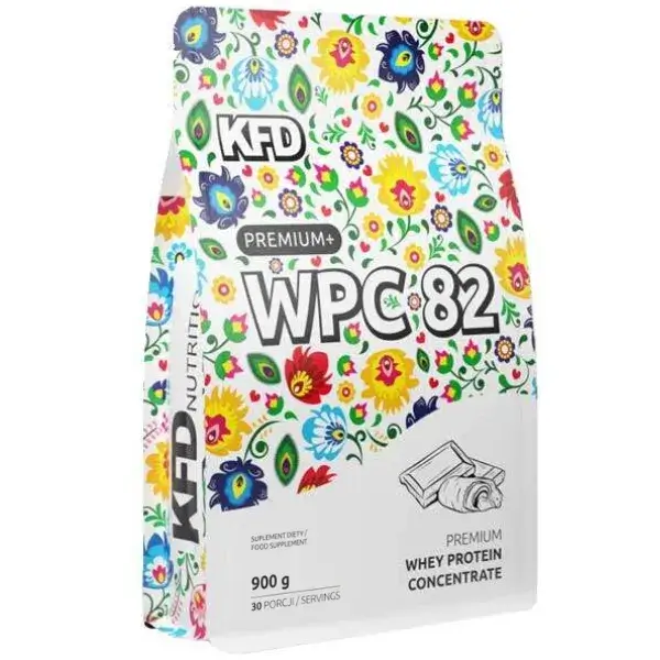 KFD Premium WPC 82, smak białej czekolady, 900 g