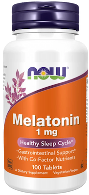 NOW FOODS Melatonin 1 mg