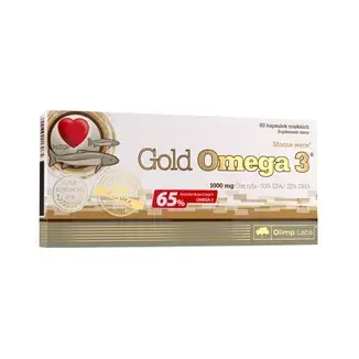 Olimp Gold Omega 3, 1000 mg, 60 kapsułek