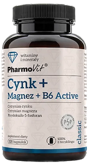 Pharmovit Zinc + Magnesium + B6 Active