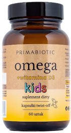Primabiotic Omega + Vitamin D3 Kids - twist off capsules