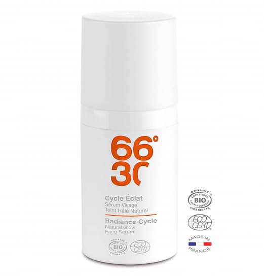 66°30 Radiance Cycle Natural Glow serum brązująco-opalające 