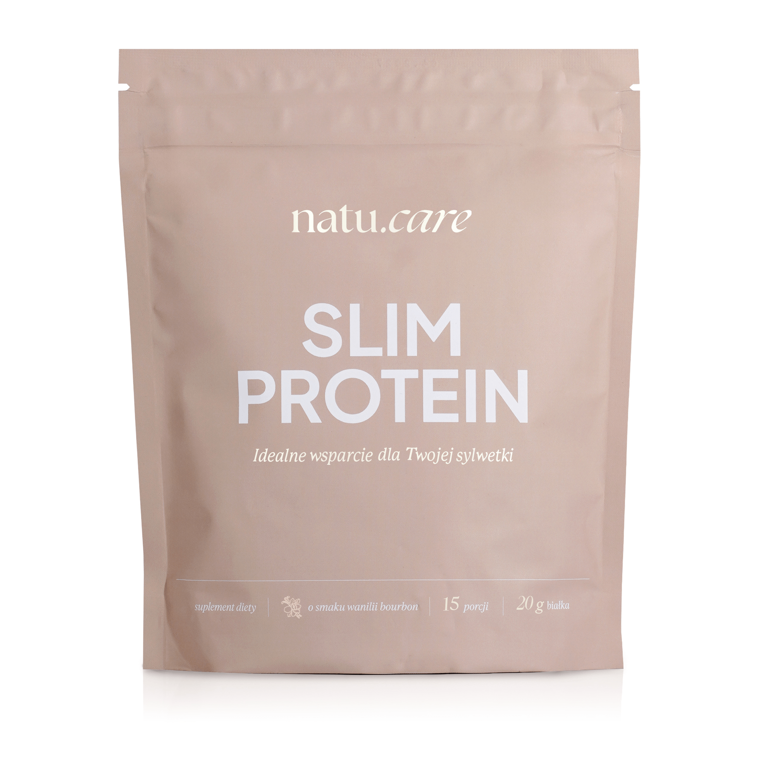 Natu.Care Slim Protein, Bourbon-Vanille – Körperformung