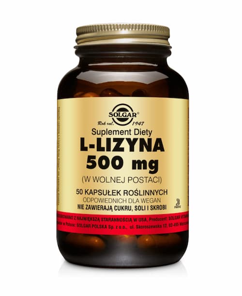 Solgar L-Lizyna 500 mg