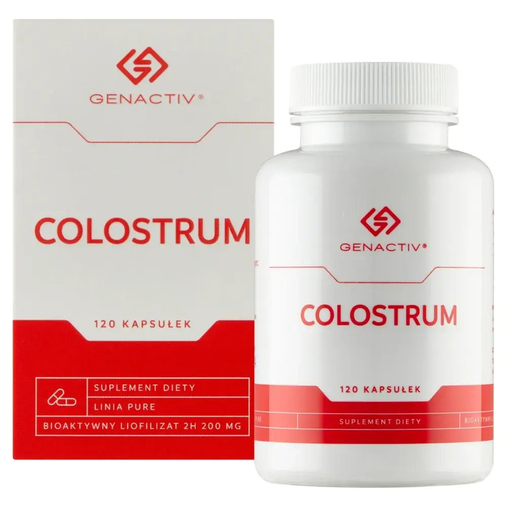 Genactiv Colostrum, 120 kapsułek