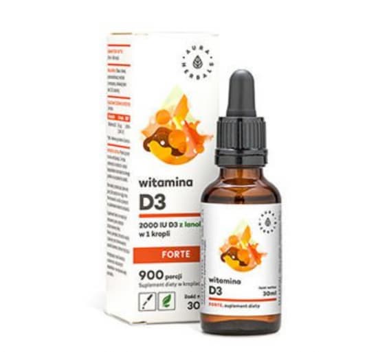 Aura Herbals witamina D3 z lanoliny