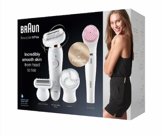 Епілятор для сухої та вологої епіляції Braun Silk-épil 9 Flex 9100