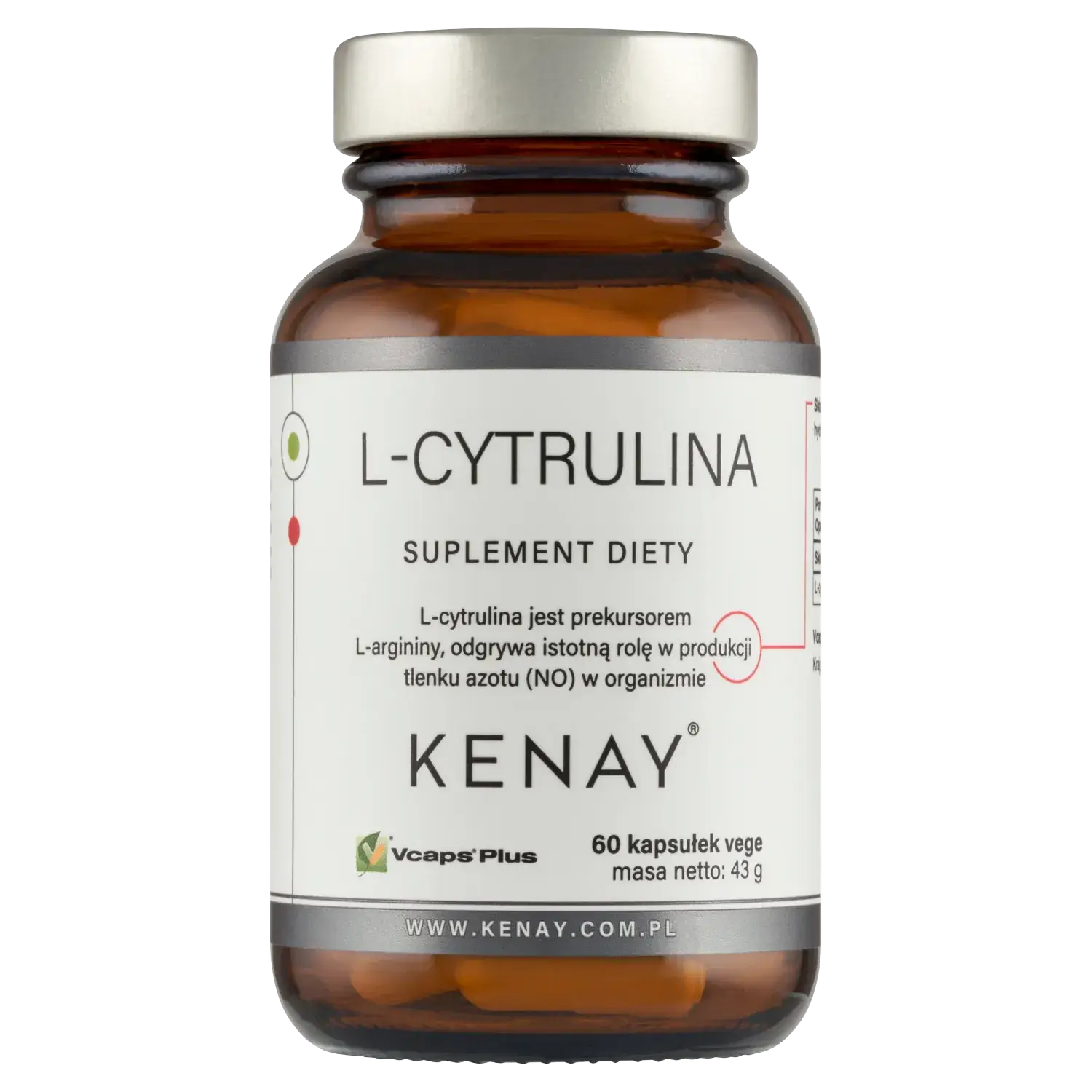 Kenay L-Cytrulina, 60 kapsułek vege