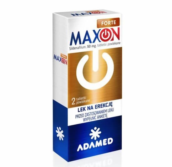 MAXON Forte 50 mg najmocniejszy sildenafil bez recepty