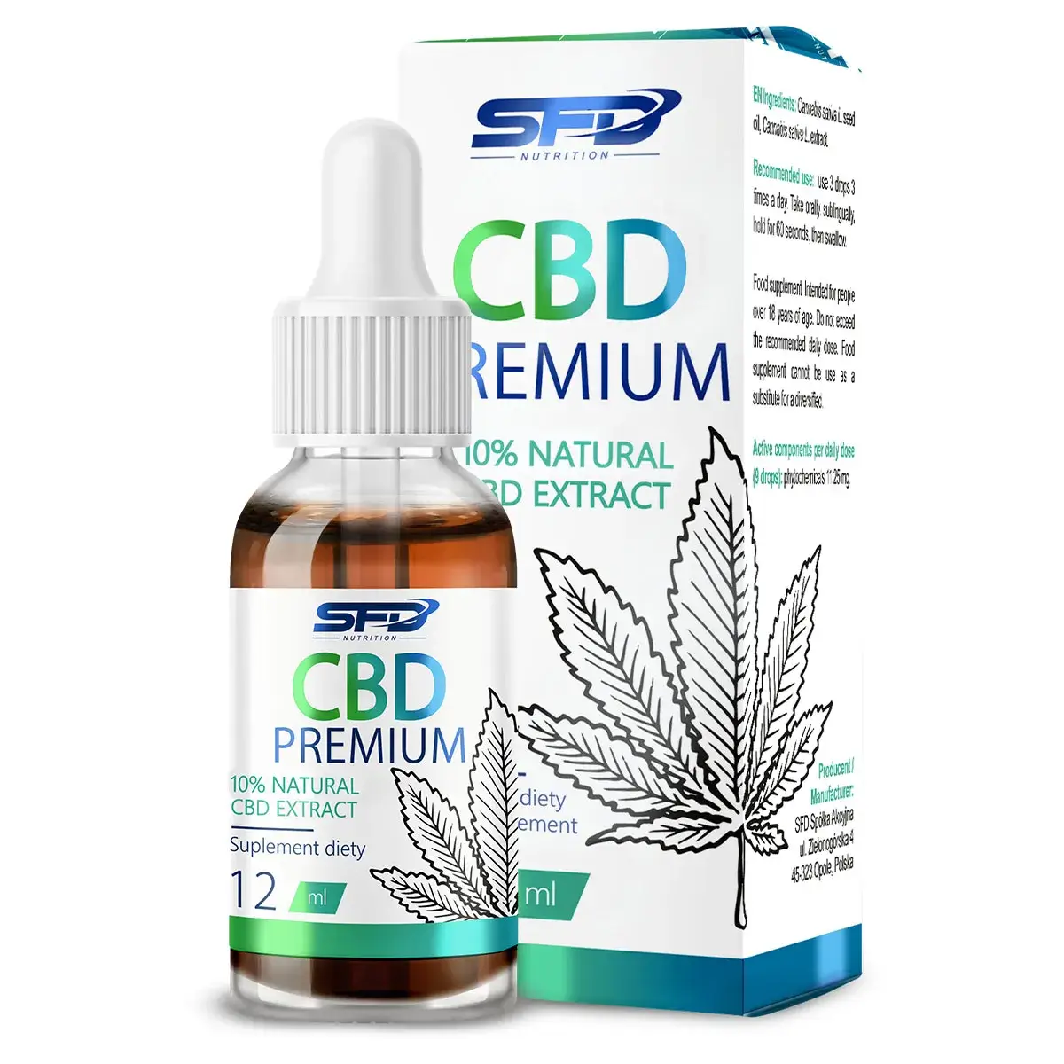 SFD CBD Premium 10% Natural CBD Extract