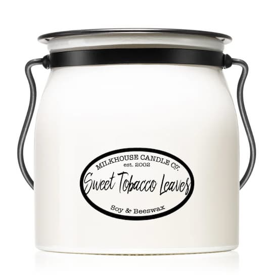 Milkhouse Candle Co. Creamery Sweet Tobacco Leaves 