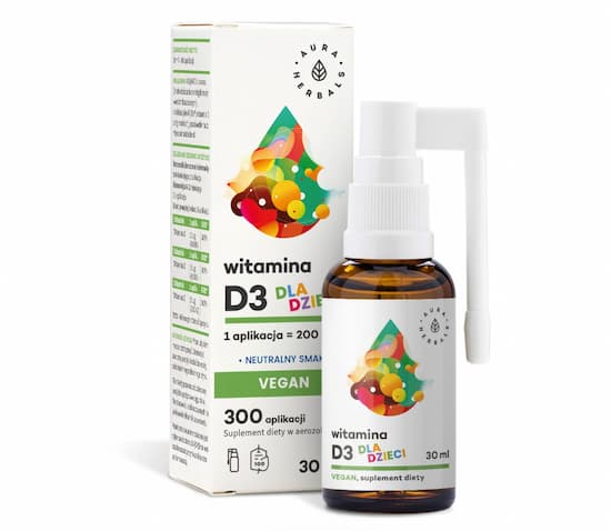 Aura Herbals witamina D3 Vegan